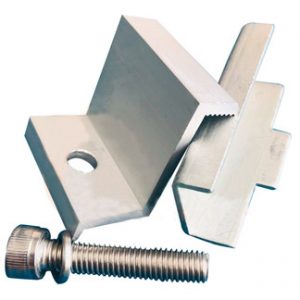 Kẹp Biên Tấm Pin Không Viền Nhôm