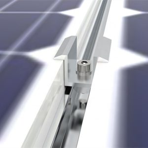 Kẹp Giữa Tấm Pin Không Viền Nhôm